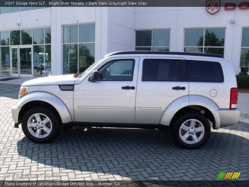 Bright Silver Metallic / Dark Slate Gray/Light Slate Gray 2007 Dodge Nitro SLT