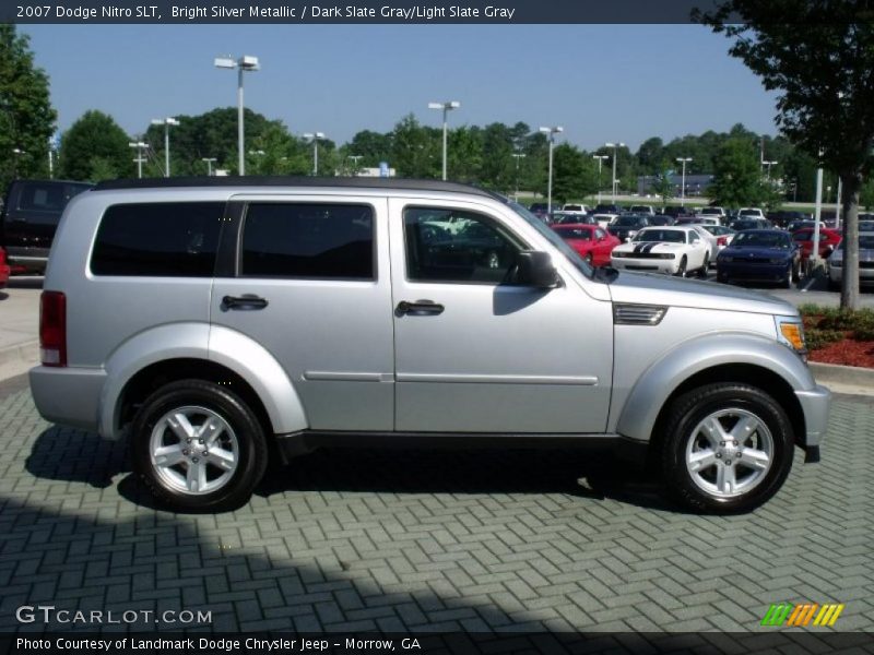 Bright Silver Metallic / Dark Slate Gray/Light Slate Gray 2007 Dodge Nitro SLT