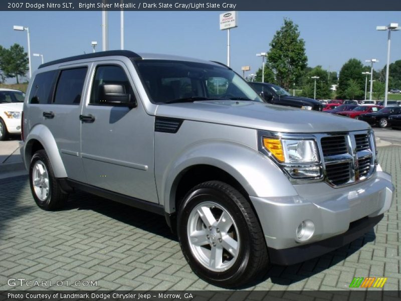 Bright Silver Metallic / Dark Slate Gray/Light Slate Gray 2007 Dodge Nitro SLT