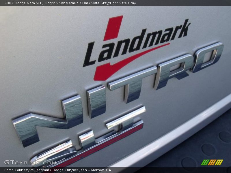 Bright Silver Metallic / Dark Slate Gray/Light Slate Gray 2007 Dodge Nitro SLT