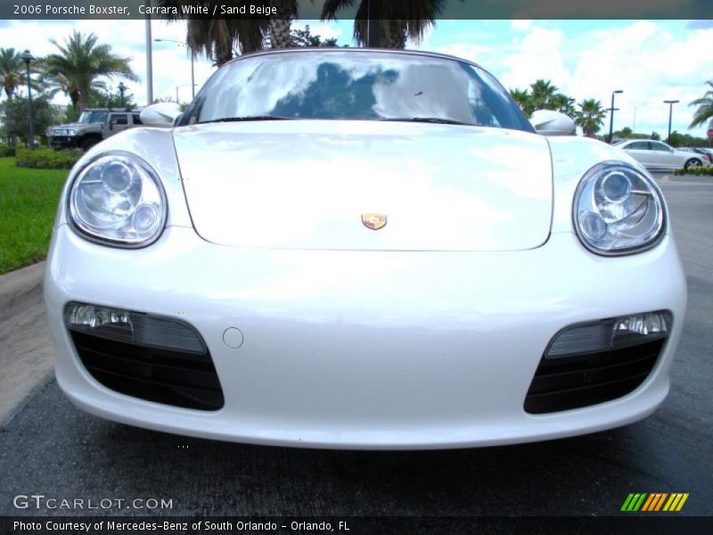 Carrara White / Sand Beige 2006 Porsche Boxster