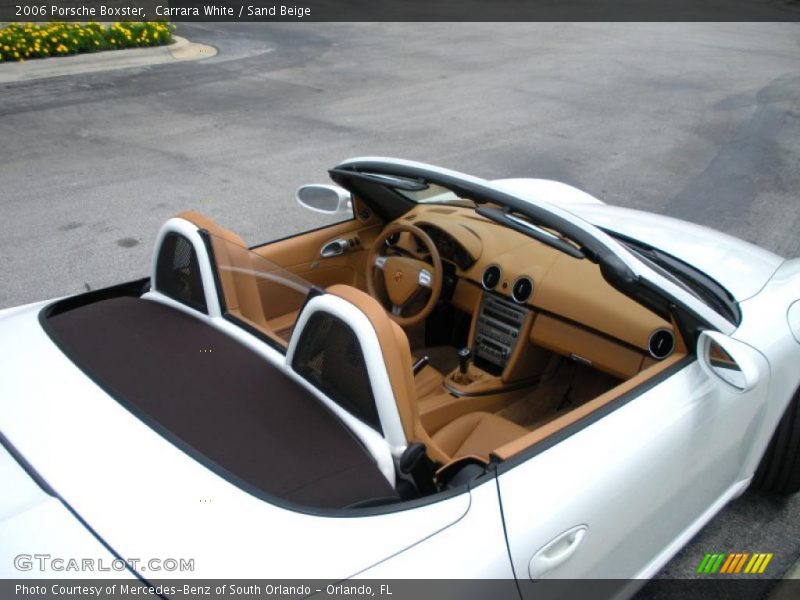 Carrara White / Sand Beige 2006 Porsche Boxster