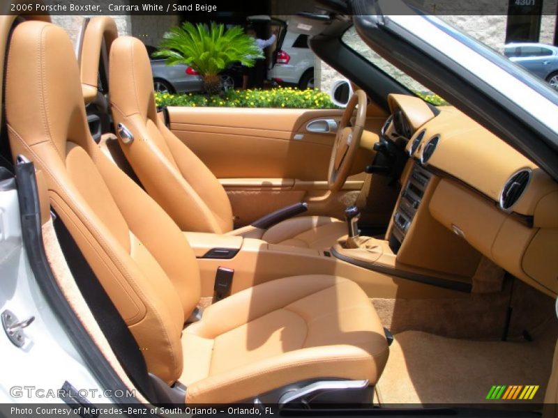 Carrara White / Sand Beige 2006 Porsche Boxster