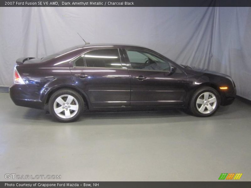 Dark Amethyst Metallic / Charcoal Black 2007 Ford Fusion SE V6 AWD