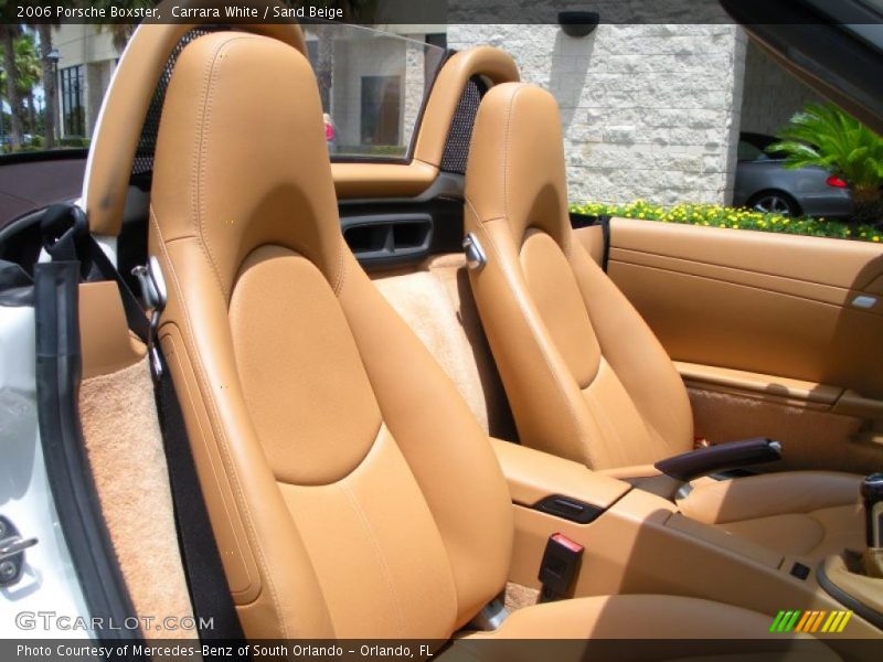 Carrara White / Sand Beige 2006 Porsche Boxster