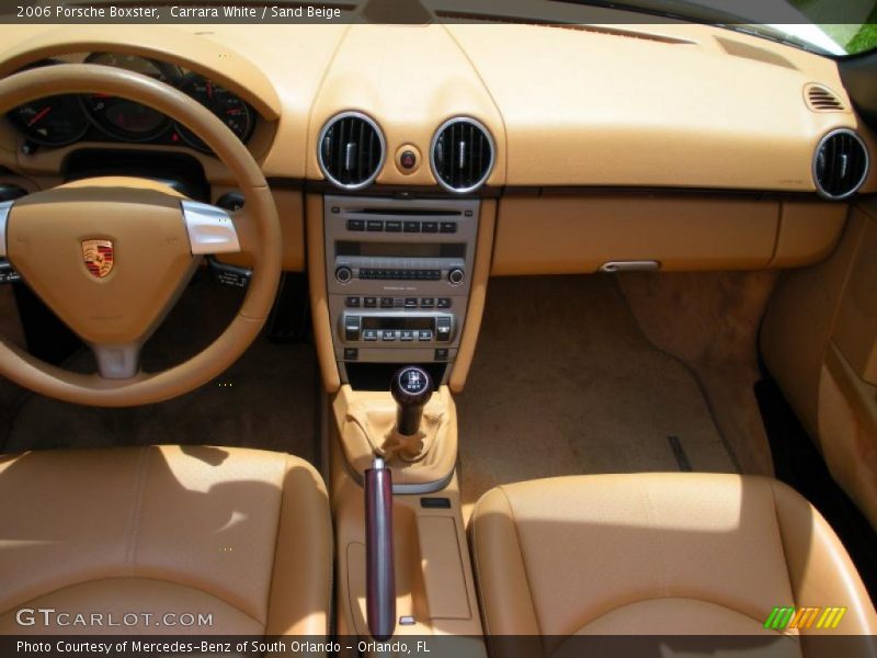 Carrara White / Sand Beige 2006 Porsche Boxster