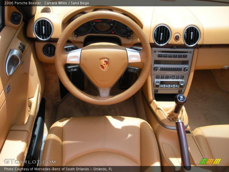 Carrara White / Sand Beige 2006 Porsche Boxster