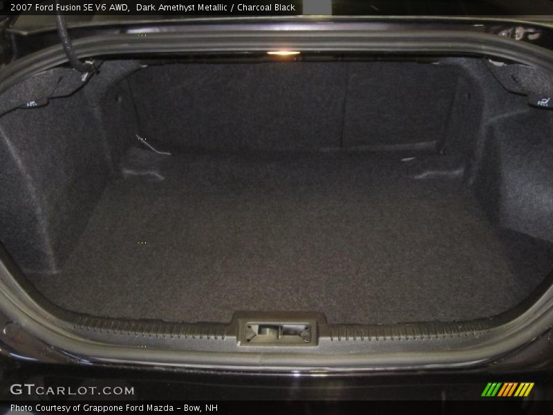 Dark Amethyst Metallic / Charcoal Black 2007 Ford Fusion SE V6 AWD