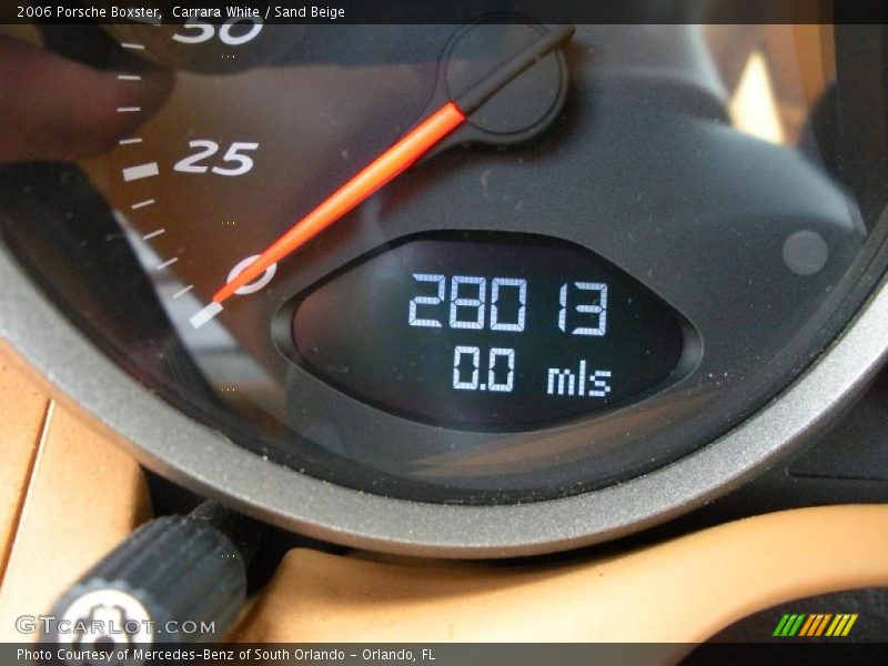 Carrara White / Sand Beige 2006 Porsche Boxster