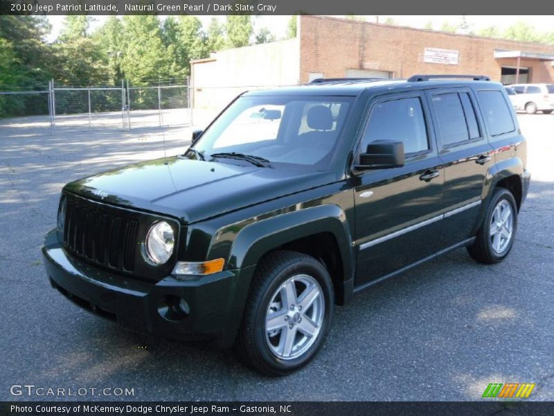 Natural Green Pearl / Dark Slate Gray 2010 Jeep Patriot Latitude