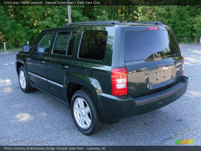 Natural Green Pearl / Dark Slate Gray 2010 Jeep Patriot Latitude