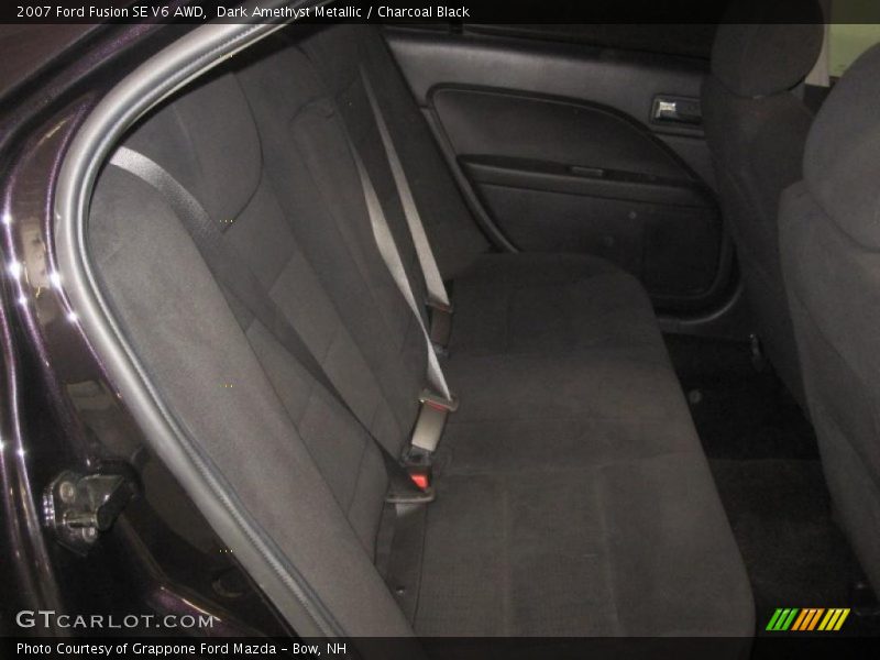Dark Amethyst Metallic / Charcoal Black 2007 Ford Fusion SE V6 AWD