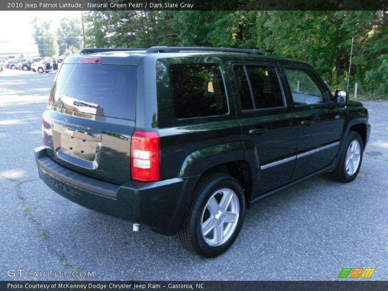 Natural Green Pearl / Dark Slate Gray 2010 Jeep Patriot Latitude