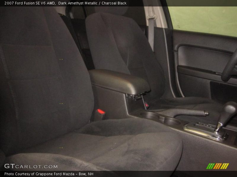 Dark Amethyst Metallic / Charcoal Black 2007 Ford Fusion SE V6 AWD