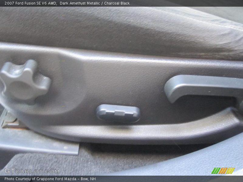 Dark Amethyst Metallic / Charcoal Black 2007 Ford Fusion SE V6 AWD