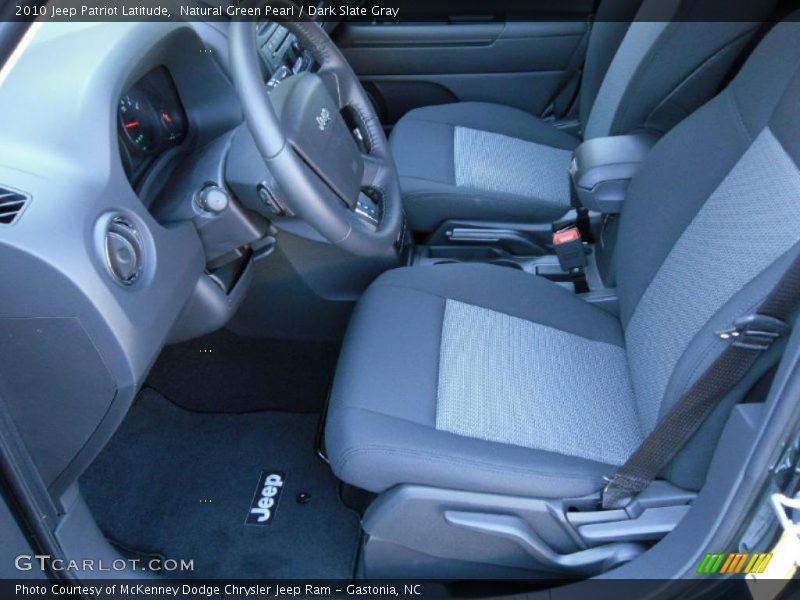Natural Green Pearl / Dark Slate Gray 2010 Jeep Patriot Latitude