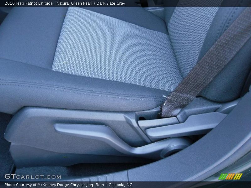 Natural Green Pearl / Dark Slate Gray 2010 Jeep Patriot Latitude
