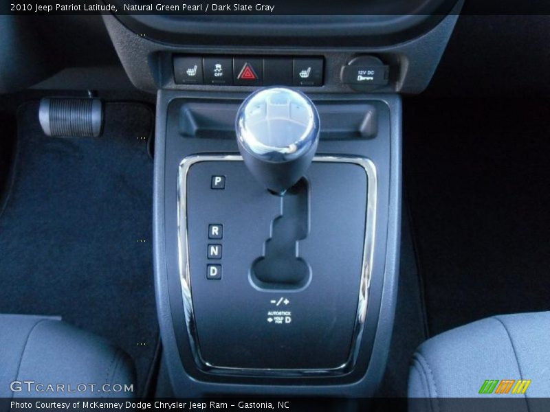 Natural Green Pearl / Dark Slate Gray 2010 Jeep Patriot Latitude
