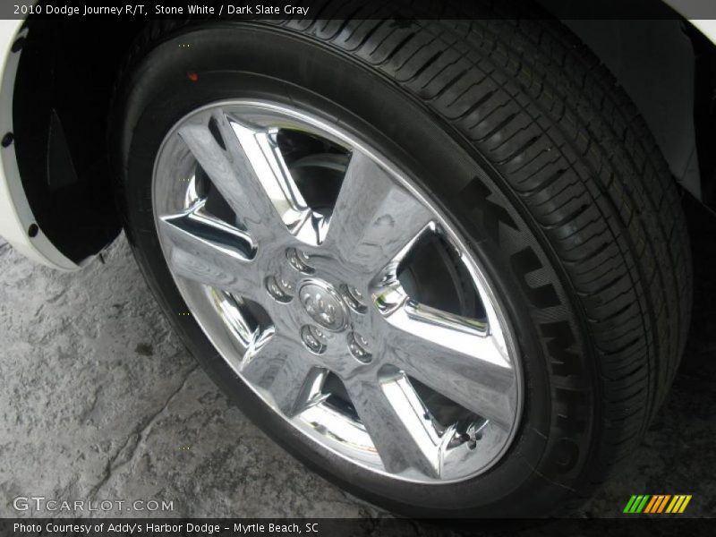 Stone White / Dark Slate Gray 2010 Dodge Journey R/T