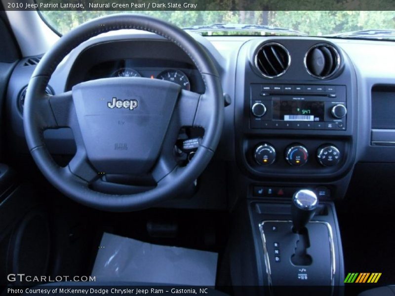 Natural Green Pearl / Dark Slate Gray 2010 Jeep Patriot Latitude