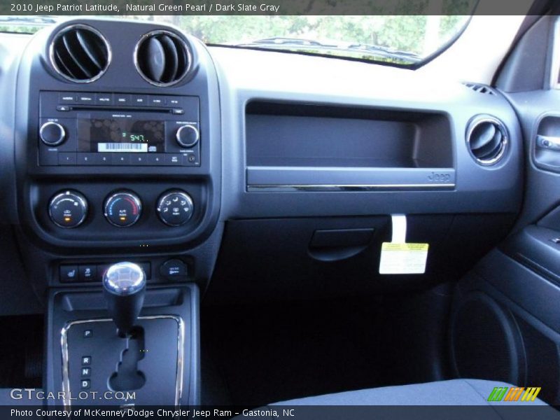 Natural Green Pearl / Dark Slate Gray 2010 Jeep Patriot Latitude