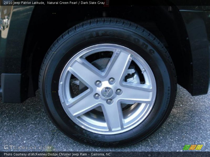 Natural Green Pearl / Dark Slate Gray 2010 Jeep Patriot Latitude