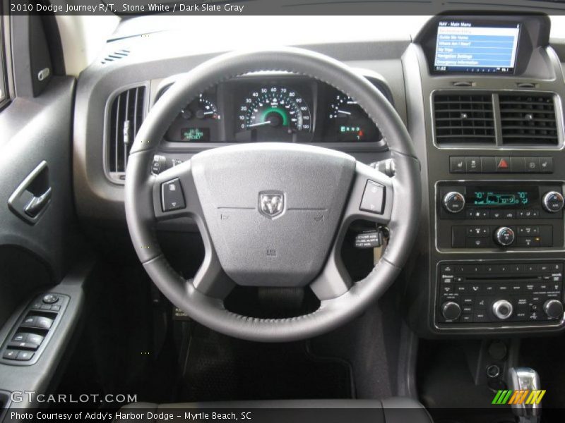 Stone White / Dark Slate Gray 2010 Dodge Journey R/T