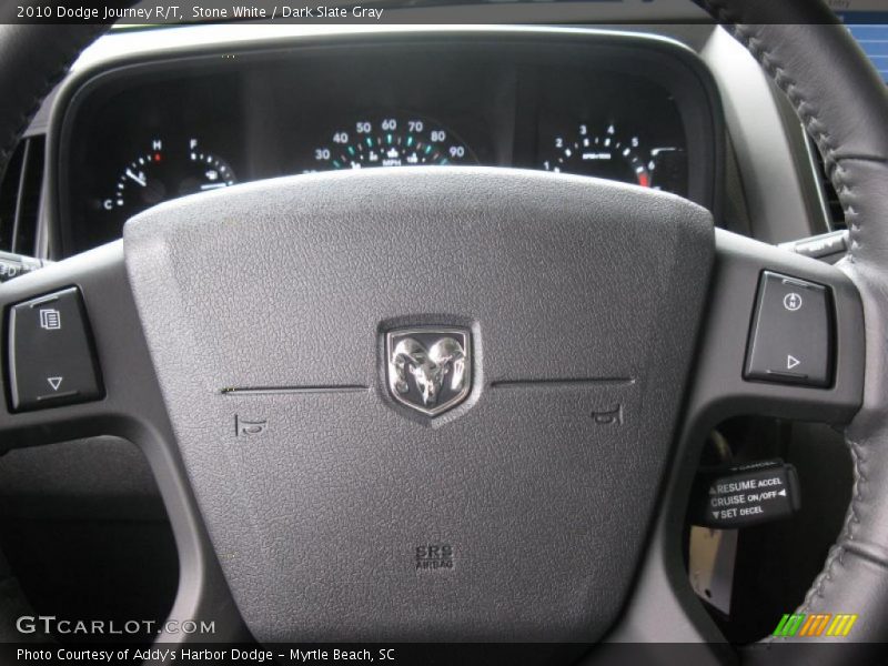 Stone White / Dark Slate Gray 2010 Dodge Journey R/T