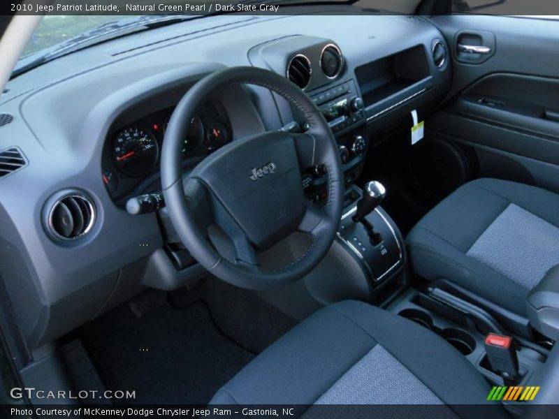 Natural Green Pearl / Dark Slate Gray 2010 Jeep Patriot Latitude