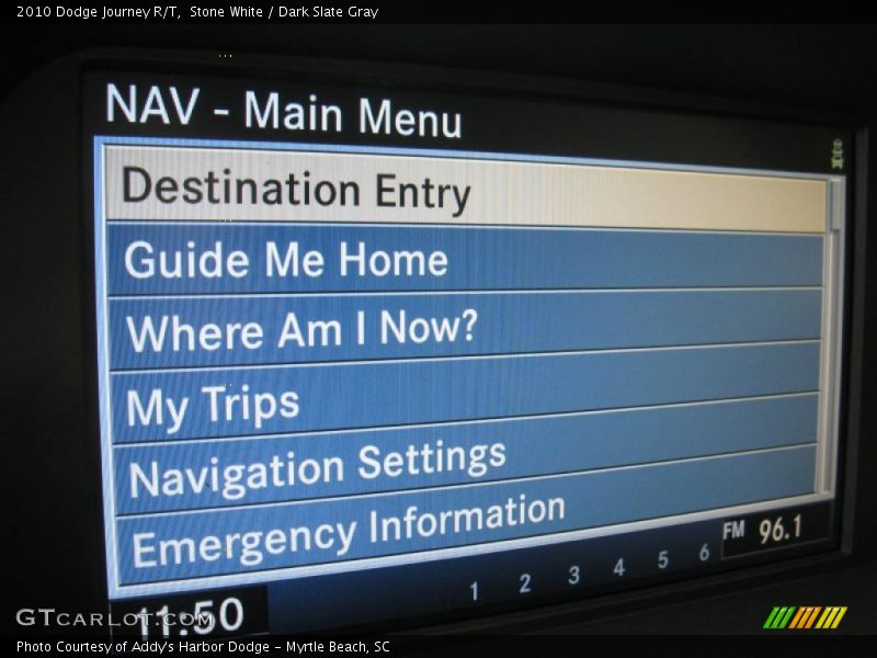 Stone White / Dark Slate Gray 2010 Dodge Journey R/T