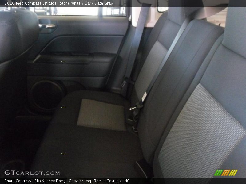 Stone White / Dark Slate Gray 2010 Jeep Compass Latitude