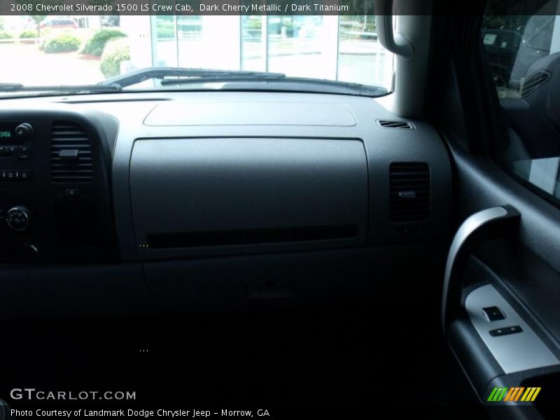 Dark Cherry Metallic / Dark Titanium 2008 Chevrolet Silverado 1500 LS Crew Cab