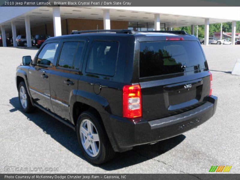 Brilliant Black Crystal Pearl / Dark Slate Gray 2010 Jeep Patriot Latitude