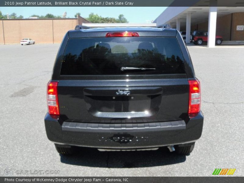 Brilliant Black Crystal Pearl / Dark Slate Gray 2010 Jeep Patriot Latitude