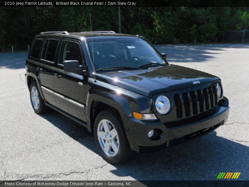 Brilliant Black Crystal Pearl / Dark Slate Gray 2010 Jeep Patriot Latitude