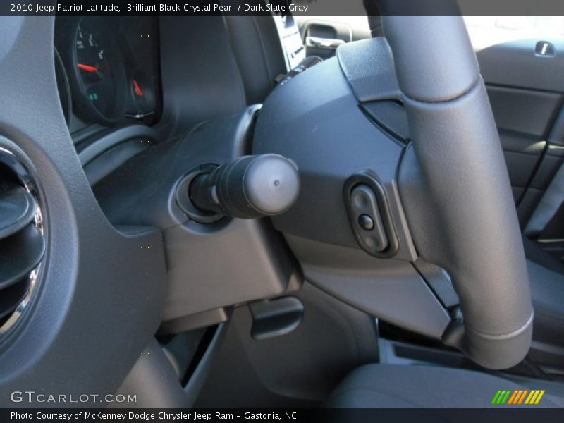 Brilliant Black Crystal Pearl / Dark Slate Gray 2010 Jeep Patriot Latitude