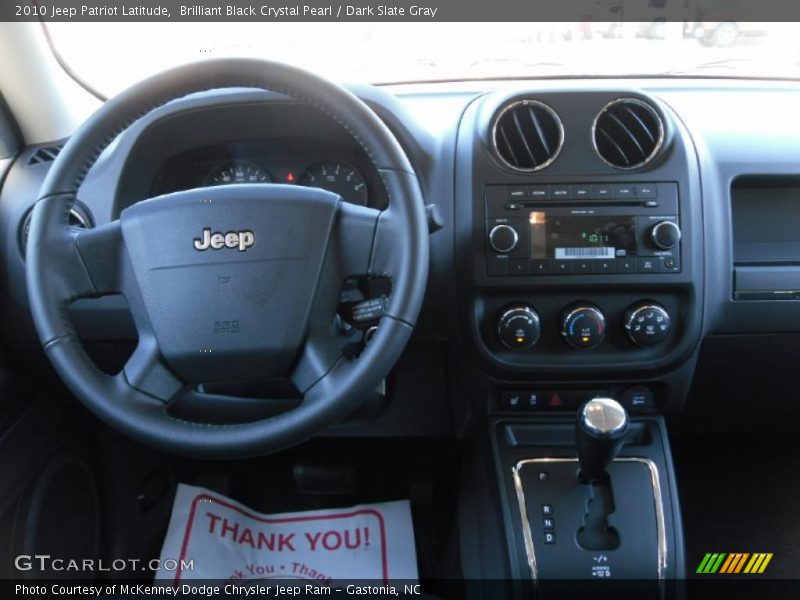 Brilliant Black Crystal Pearl / Dark Slate Gray 2010 Jeep Patriot Latitude