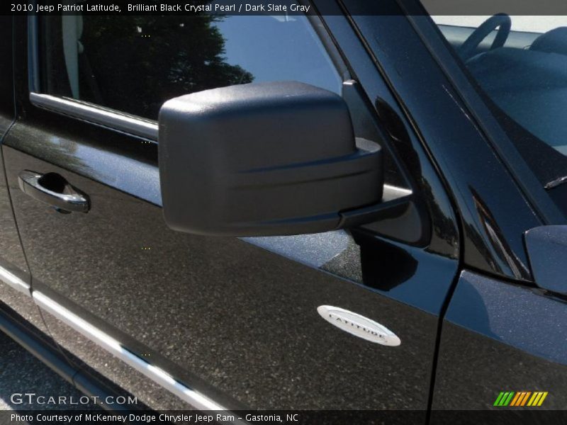 Brilliant Black Crystal Pearl / Dark Slate Gray 2010 Jeep Patriot Latitude
