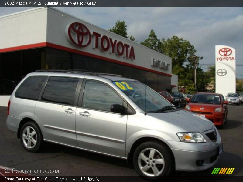 Sunlight Silver Metallic / Gray 2002 Mazda MPV ES