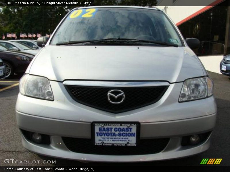 Sunlight Silver Metallic / Gray 2002 Mazda MPV ES