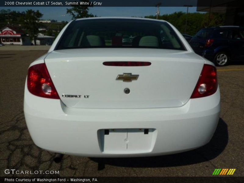 Summit White / Gray 2008 Chevrolet Cobalt LT Sedan