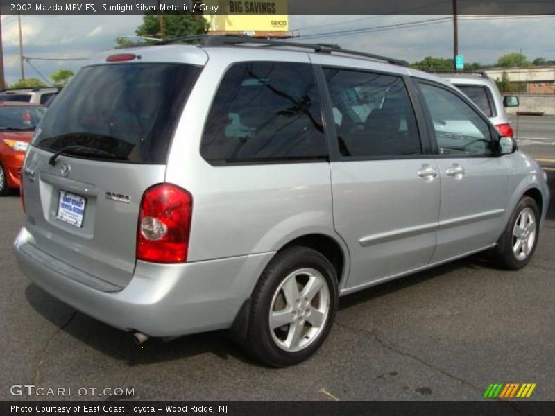 Sunlight Silver Metallic / Gray 2002 Mazda MPV ES