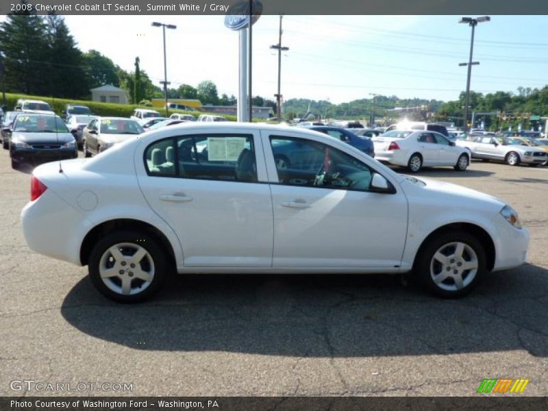 Summit White / Gray 2008 Chevrolet Cobalt LT Sedan
