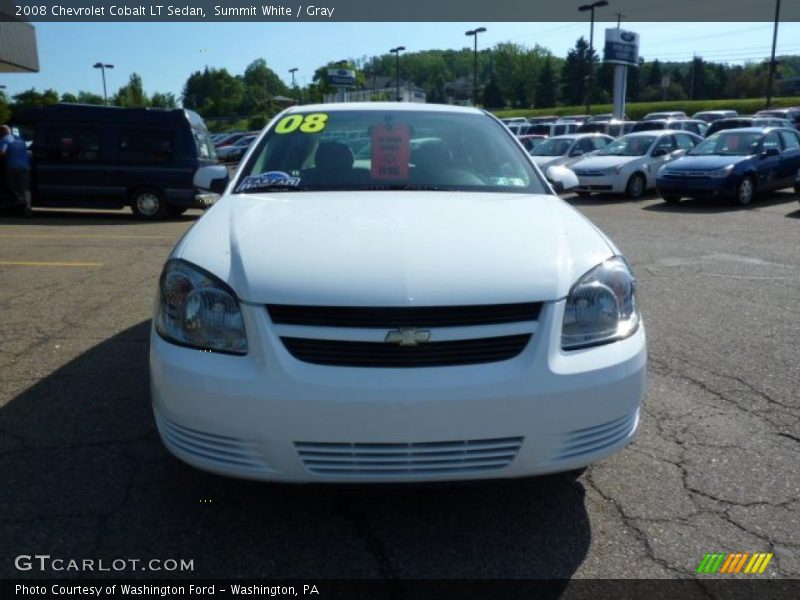 Summit White / Gray 2008 Chevrolet Cobalt LT Sedan