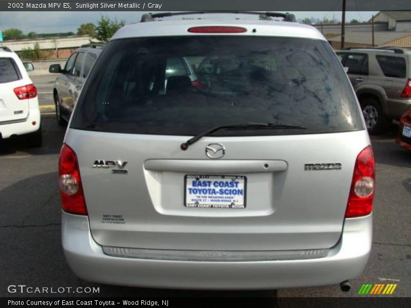 Sunlight Silver Metallic / Gray 2002 Mazda MPV ES