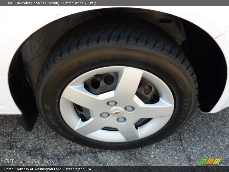 Summit White / Gray 2008 Chevrolet Cobalt LT Sedan