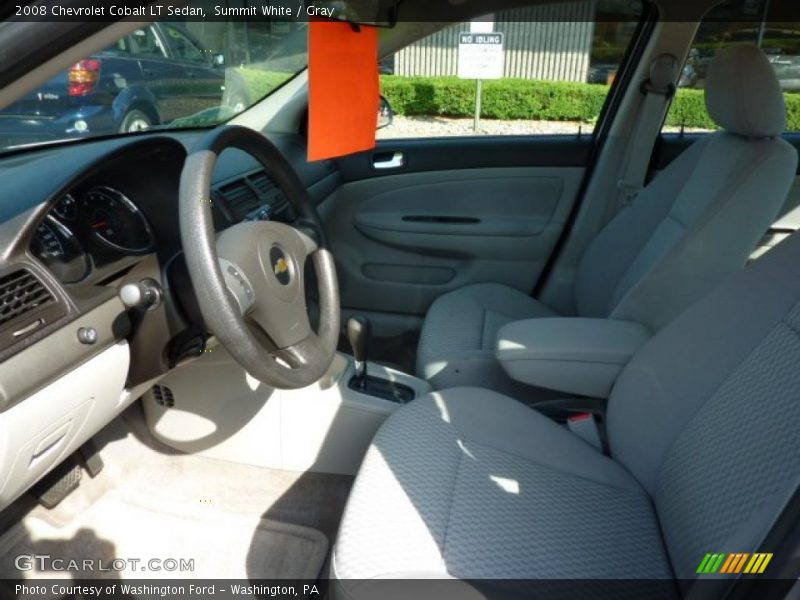 Summit White / Gray 2008 Chevrolet Cobalt LT Sedan