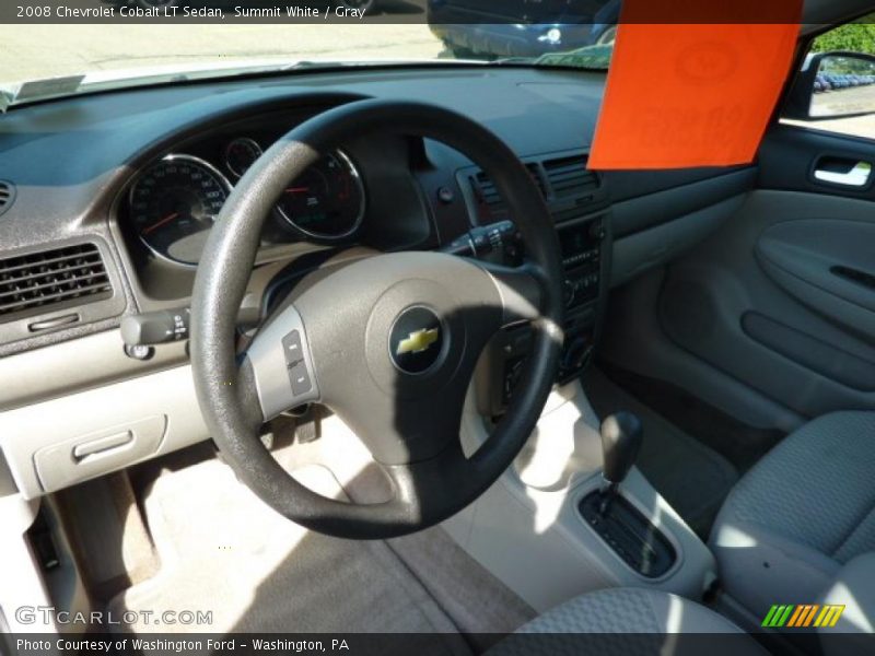 Summit White / Gray 2008 Chevrolet Cobalt LT Sedan