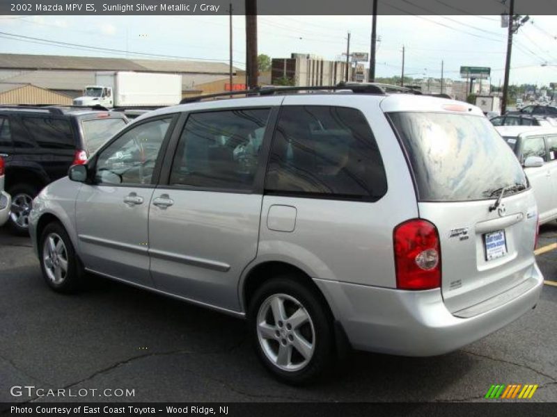 Sunlight Silver Metallic / Gray 2002 Mazda MPV ES