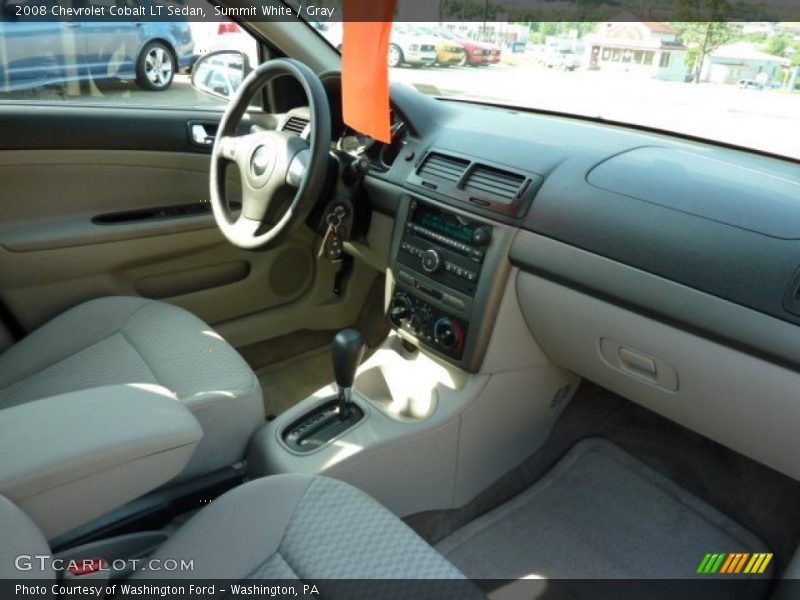 Summit White / Gray 2008 Chevrolet Cobalt LT Sedan